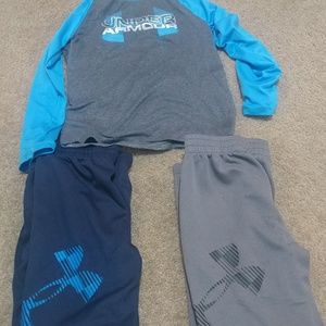 Boys size 7 Under Armour